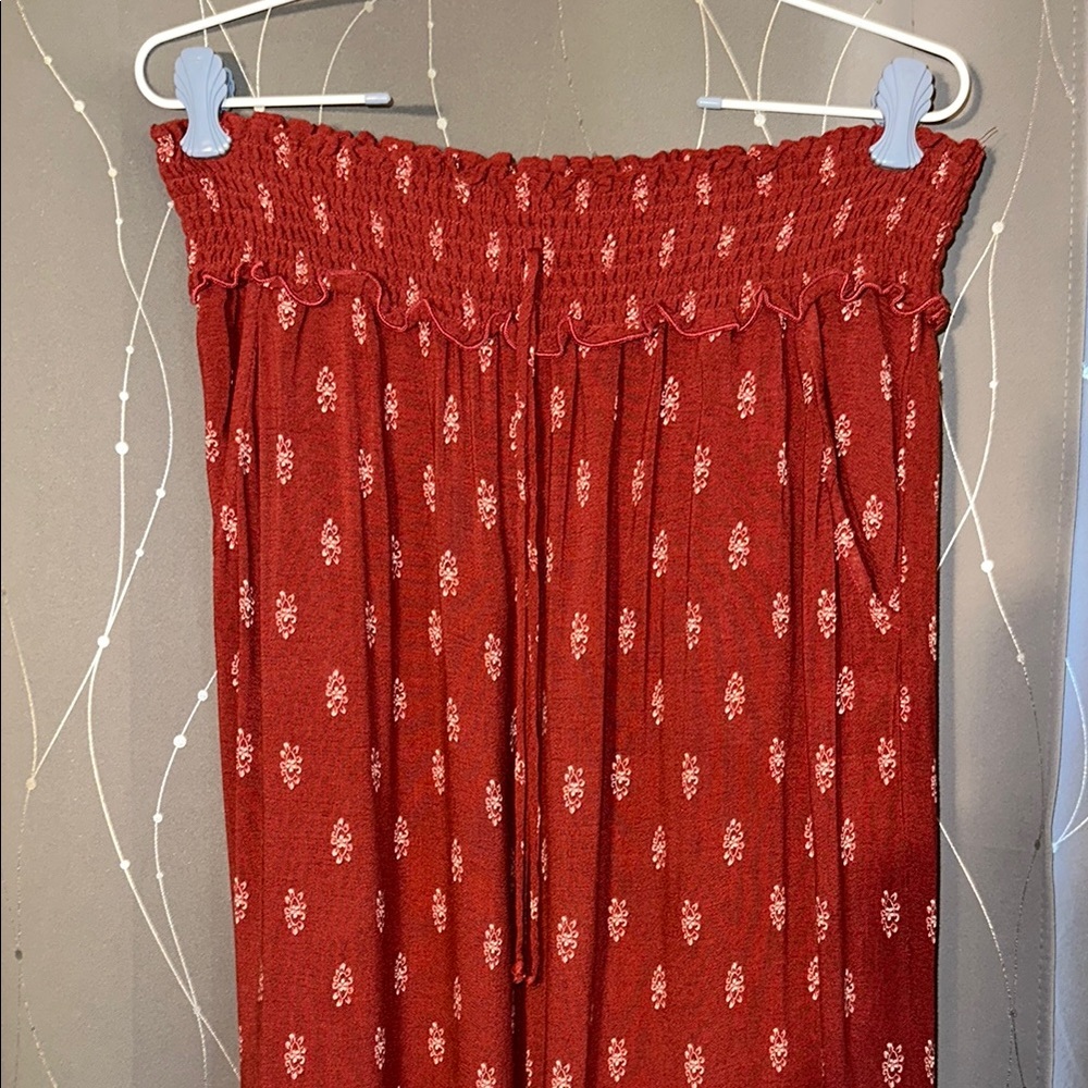 Kingston Red Patterned Boot Cut Pants - image 4